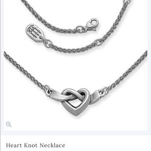 James Avery Heart Knot Necklace